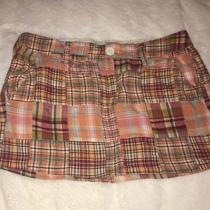 Plaid Mini skirt
